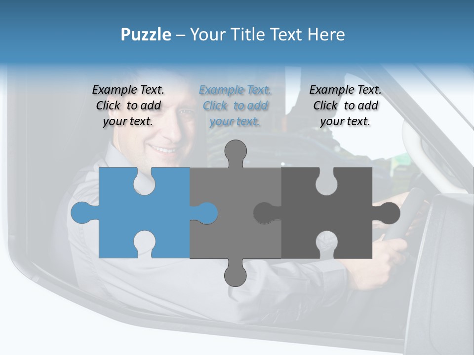 Driving Transportation Cargo PowerPoint Template