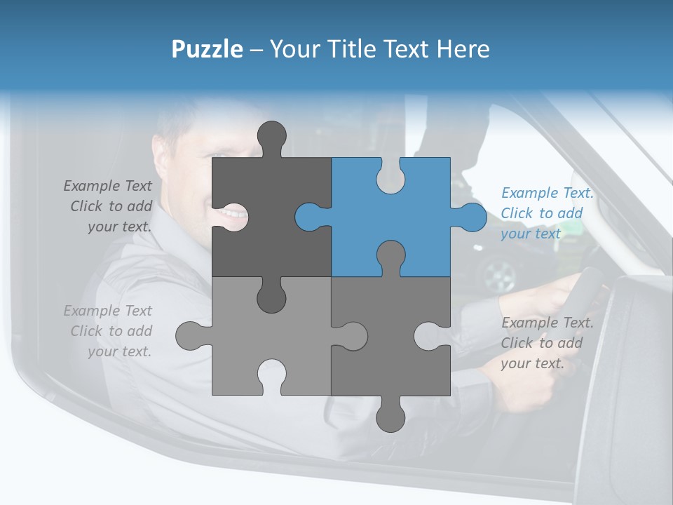 Driving Transportation Cargo PowerPoint Template