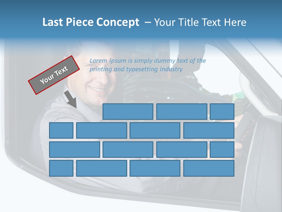 Driving Transportation Cargo PowerPoint Template