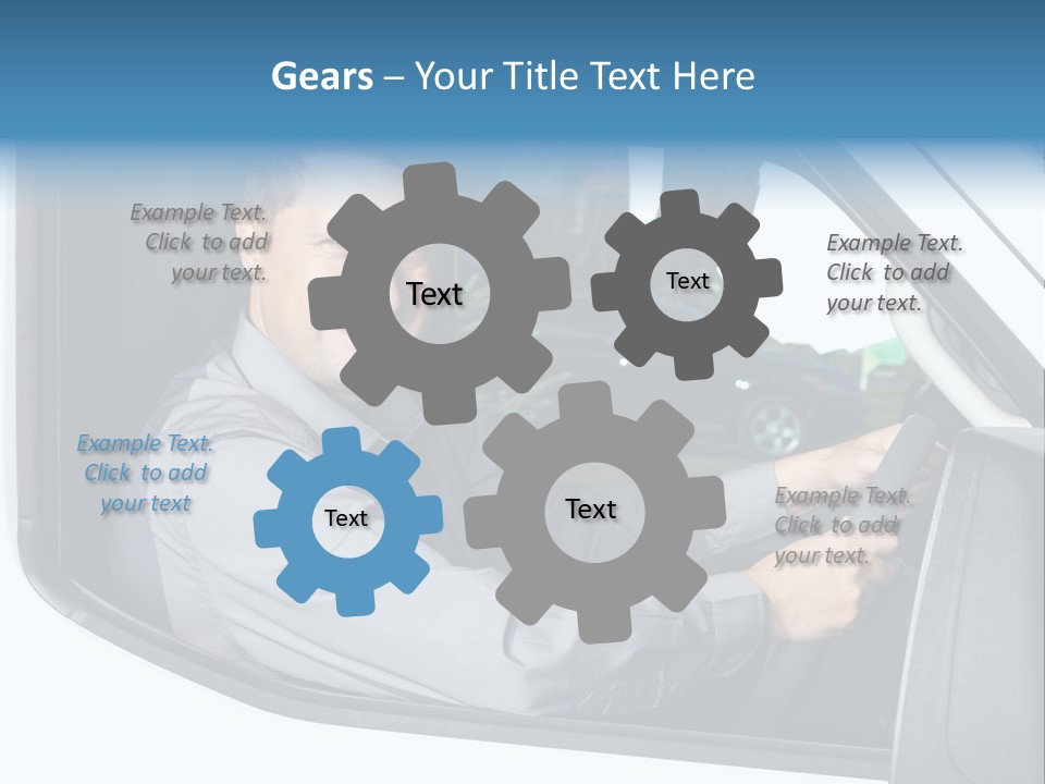 Driving Transportation Cargo PowerPoint Template