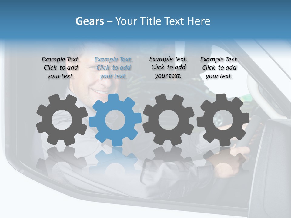 Driving Transportation Cargo PowerPoint Template