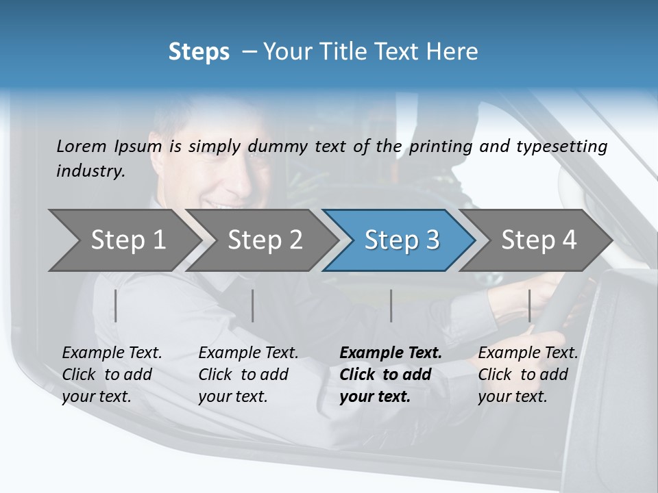 Driving Transportation Cargo PowerPoint Template