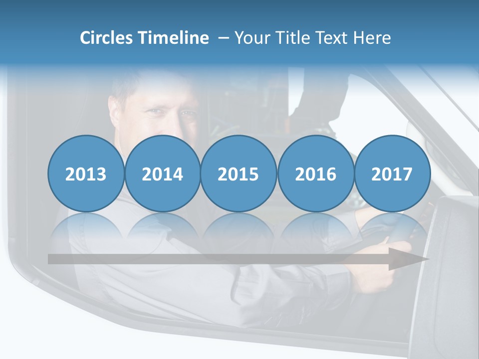 Driving Transportation Cargo PowerPoint Template