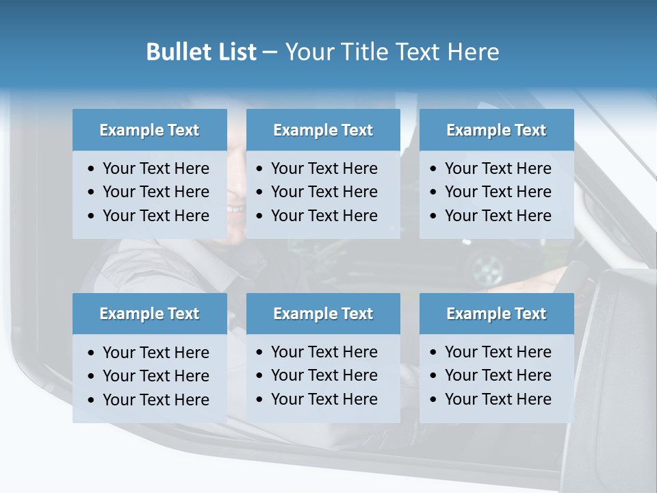 Driving Transportation Cargo PowerPoint Template