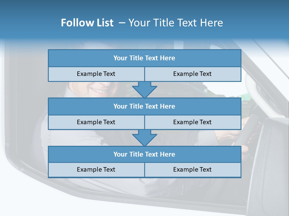 Driving Transportation Cargo PowerPoint Template
