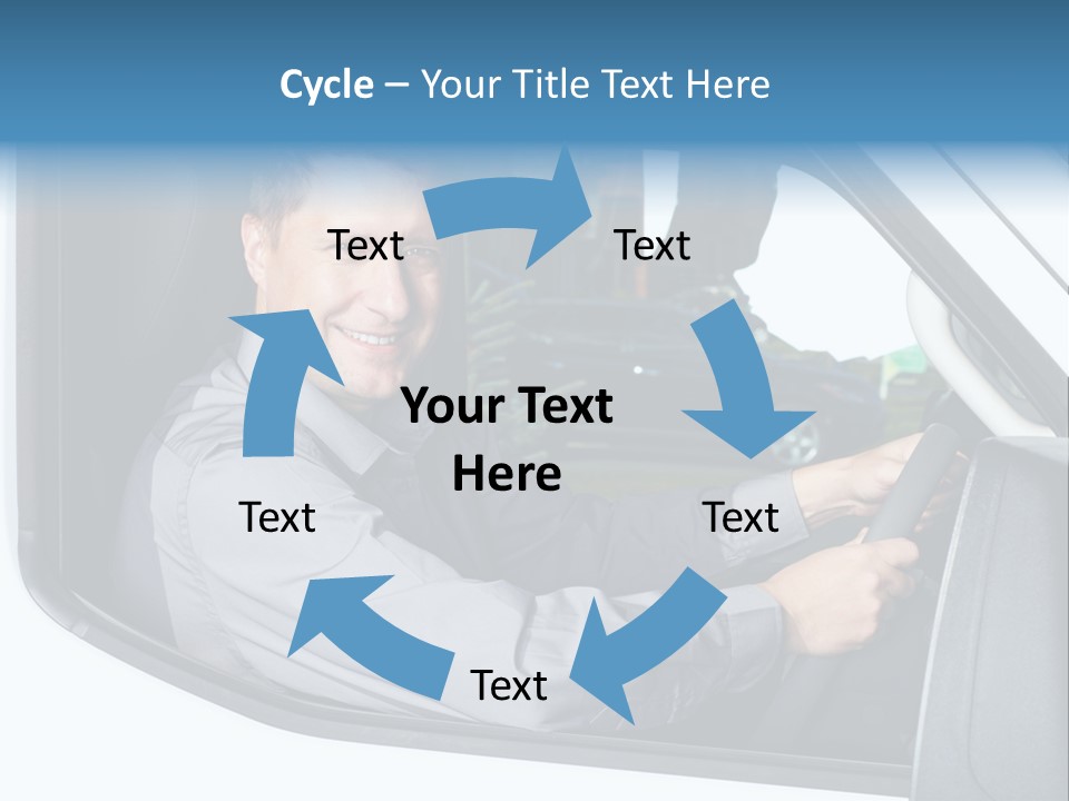 Driving Transportation Cargo PowerPoint Template