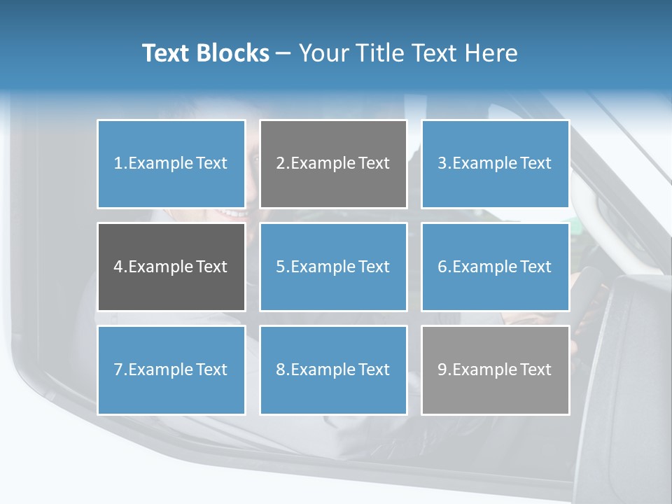Driving Transportation Cargo PowerPoint Template
