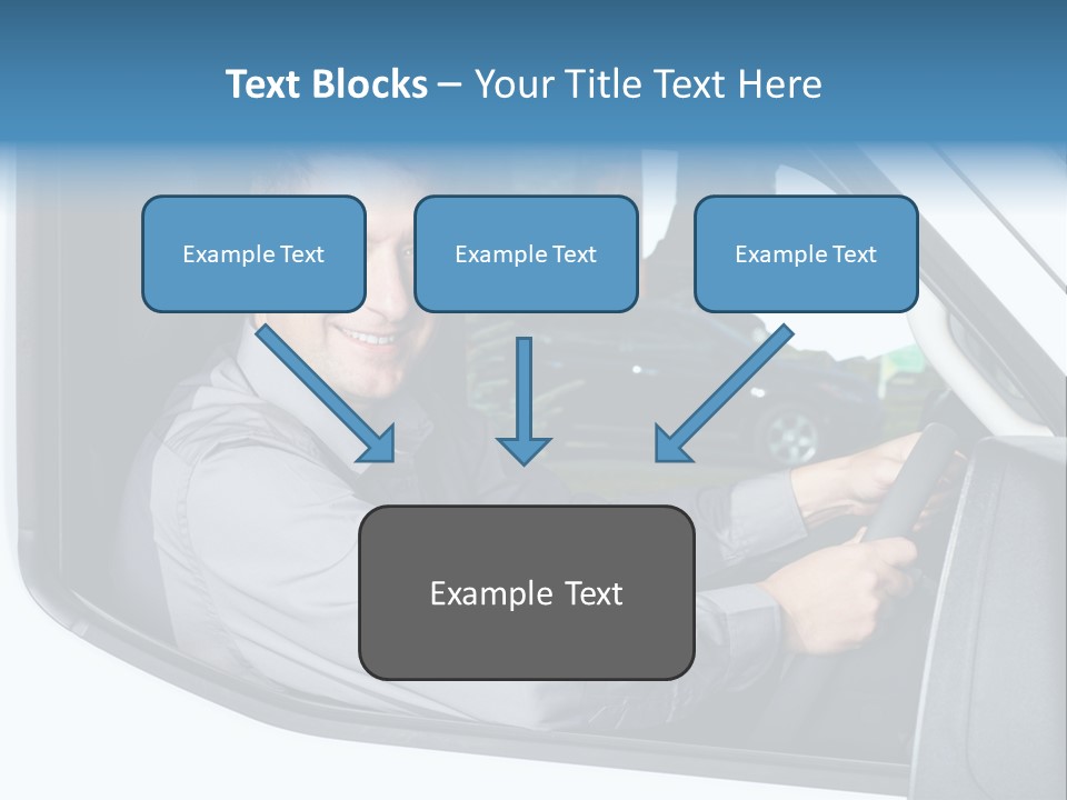 Driving Transportation Cargo PowerPoint Template