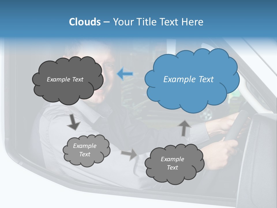 Driving Transportation Cargo PowerPoint Template