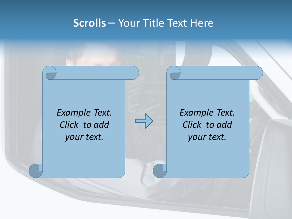 Driving Transportation Cargo PowerPoint Template