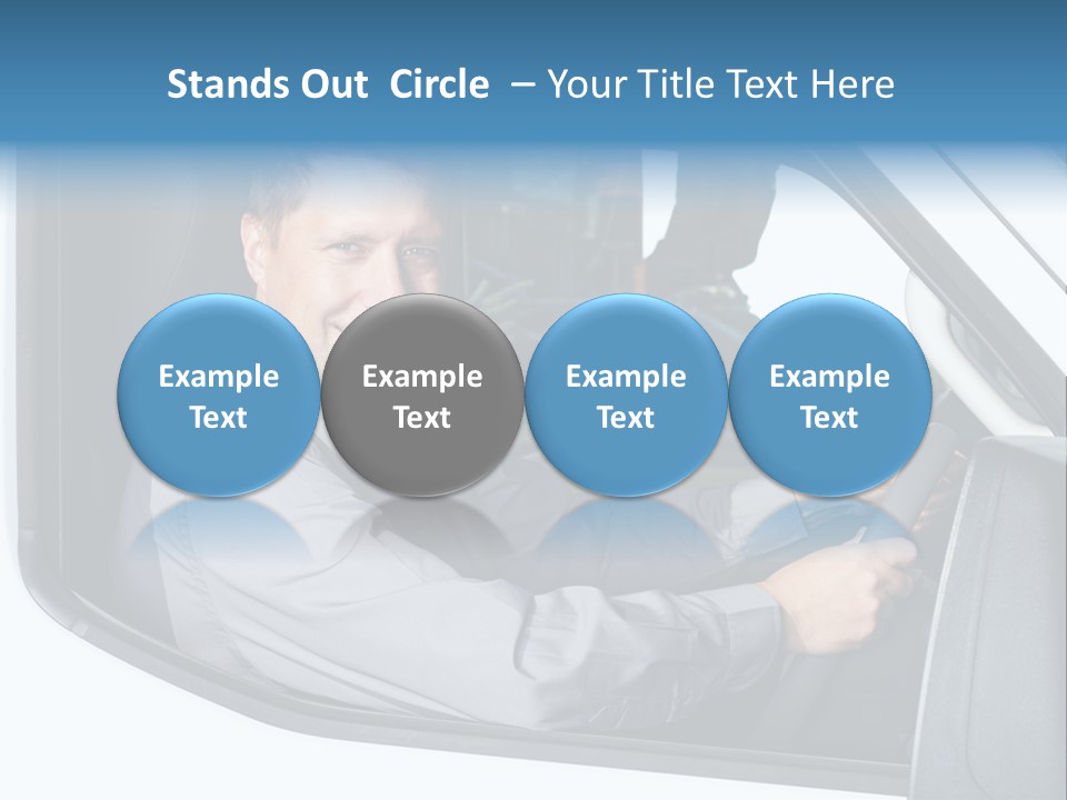 Driving Transportation Cargo PowerPoint Template