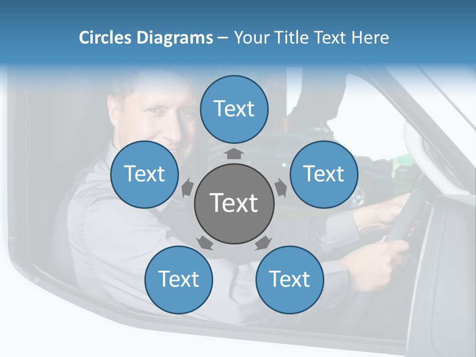 Driving Transportation Cargo PowerPoint Template