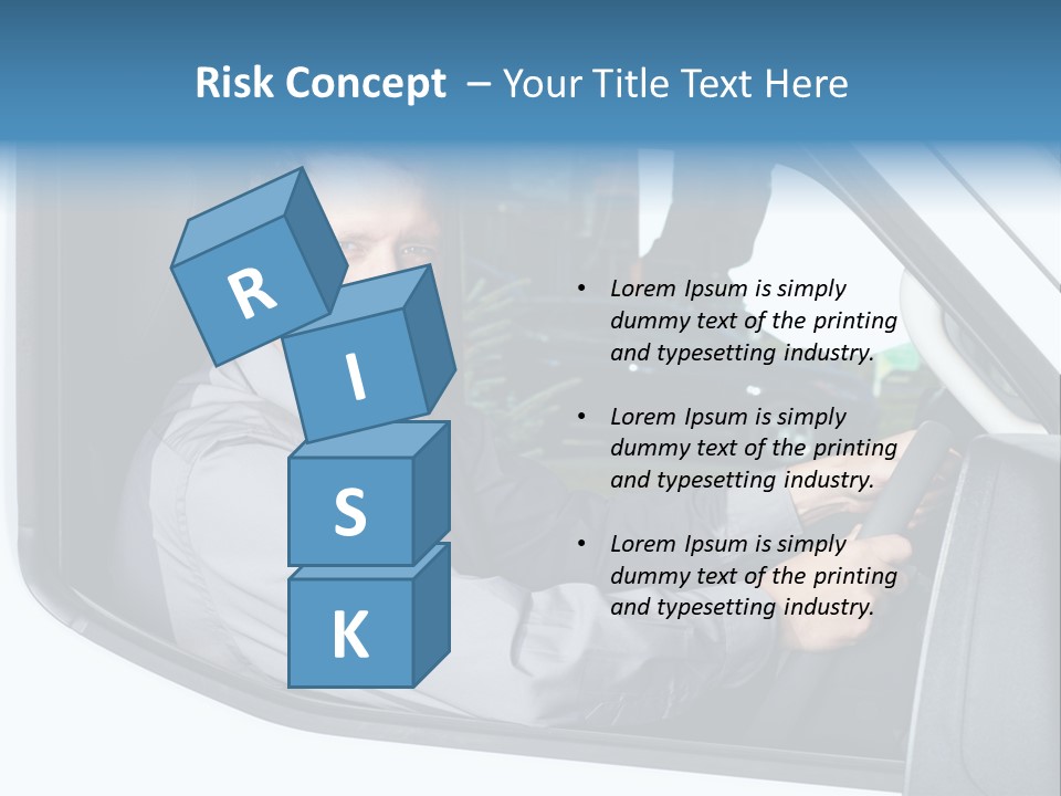 Driving Transportation Cargo PowerPoint Template