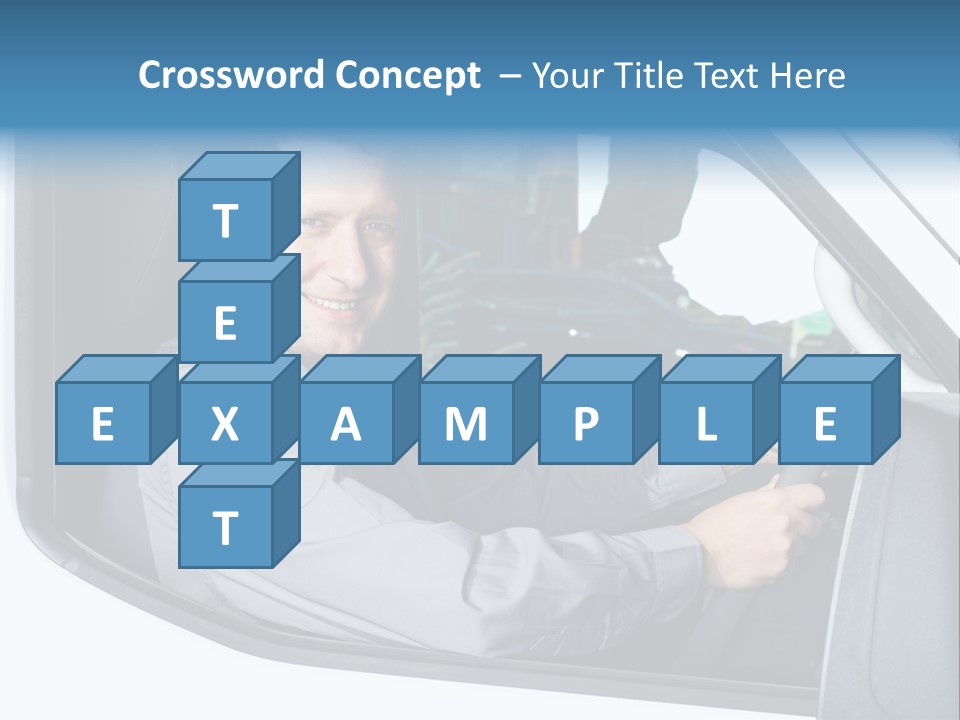 Driving Transportation Cargo PowerPoint Template