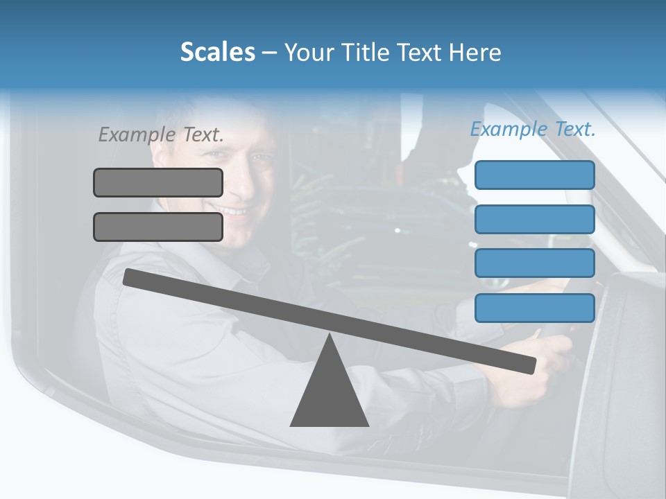 Driving Transportation Cargo PowerPoint Template