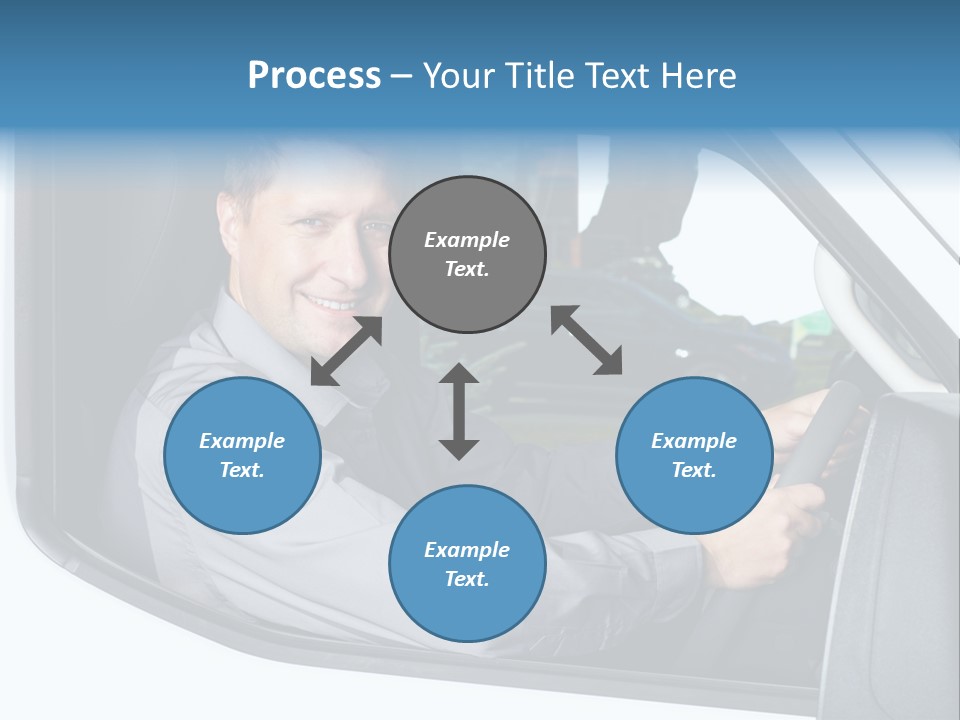 Driving Transportation Cargo PowerPoint Template