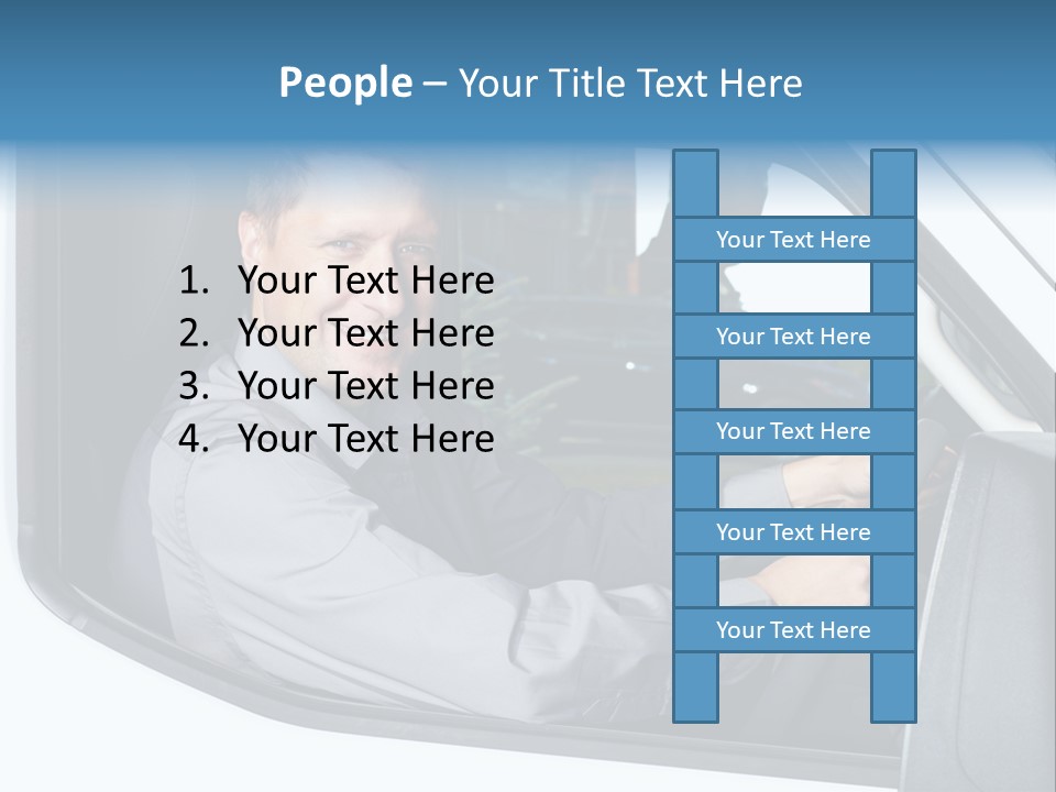 Driving Transportation Cargo PowerPoint Template