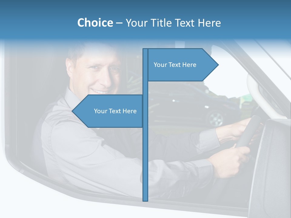 Driving Transportation Cargo PowerPoint Template