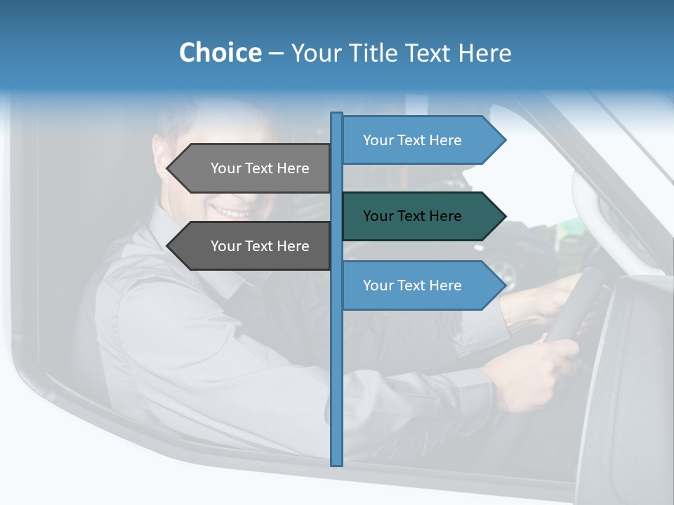 Driving Transportation Cargo PowerPoint Template