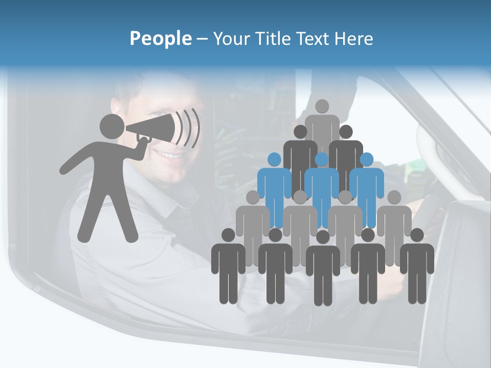 Driving Transportation Cargo PowerPoint Template