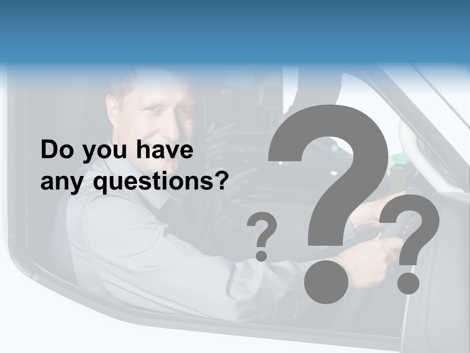 Driving Transportation Cargo PowerPoint Template