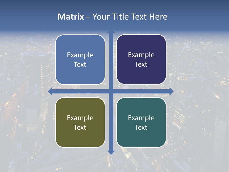 Banking Sunset Roof PowerPoint Template