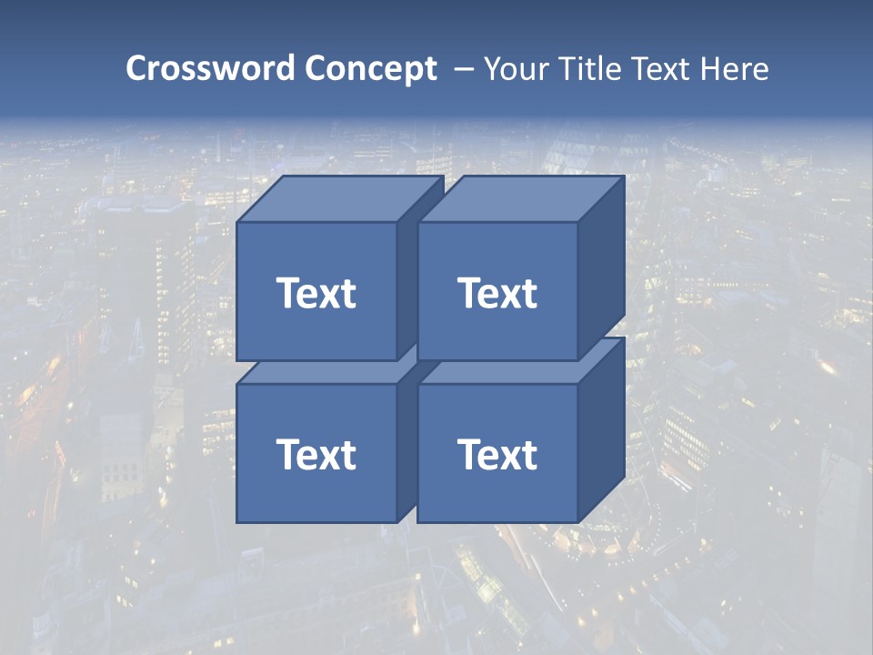 Banking Sunset Roof PowerPoint Template