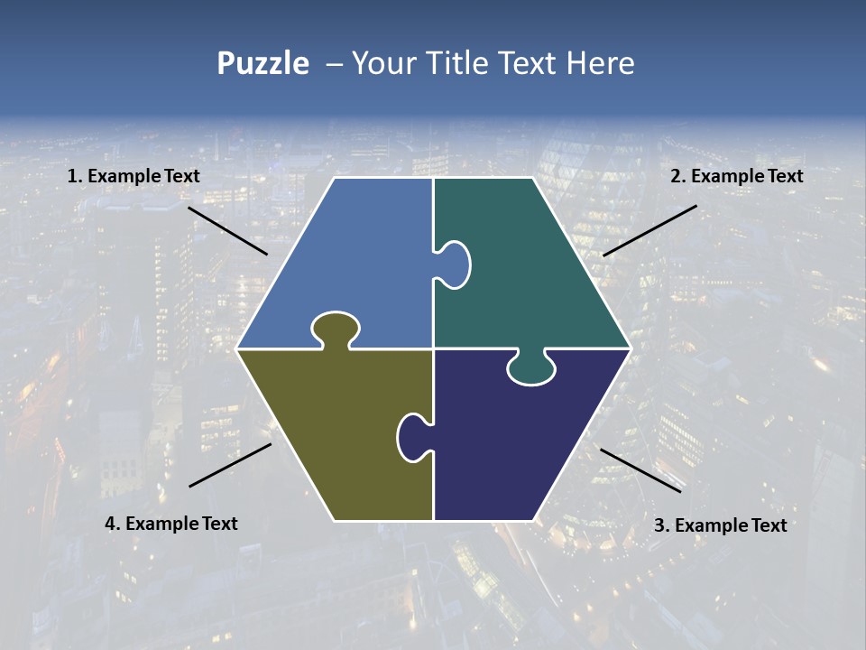 Banking Sunset Roof PowerPoint Template