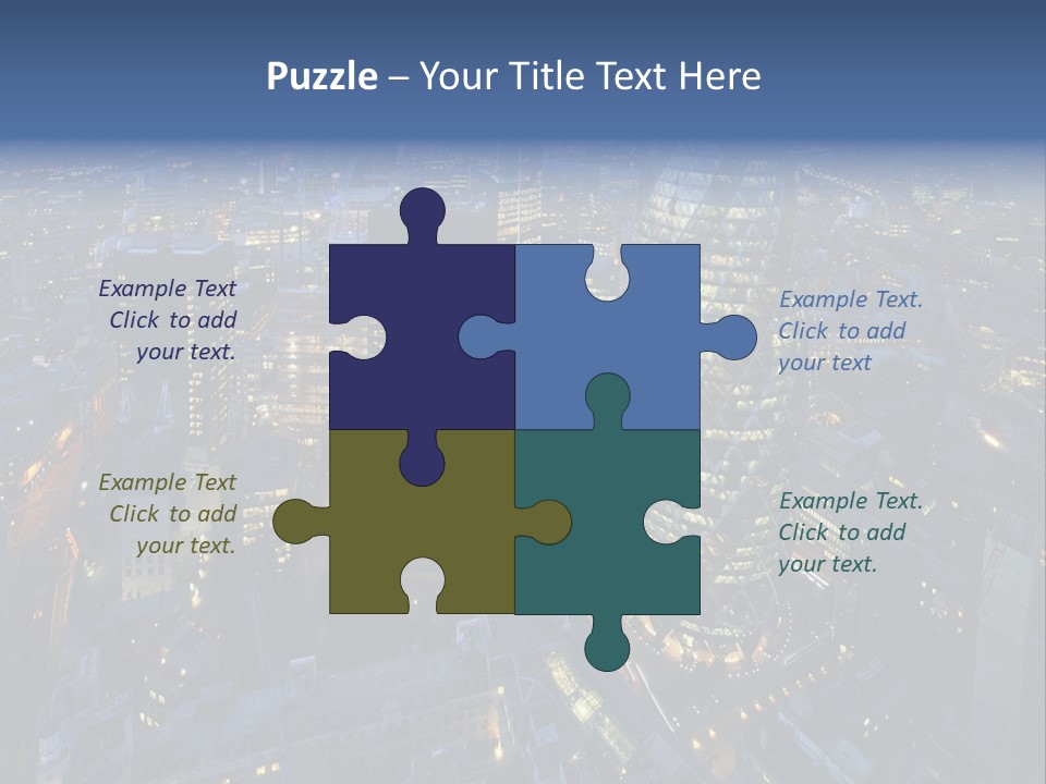 Banking Sunset Roof PowerPoint Template