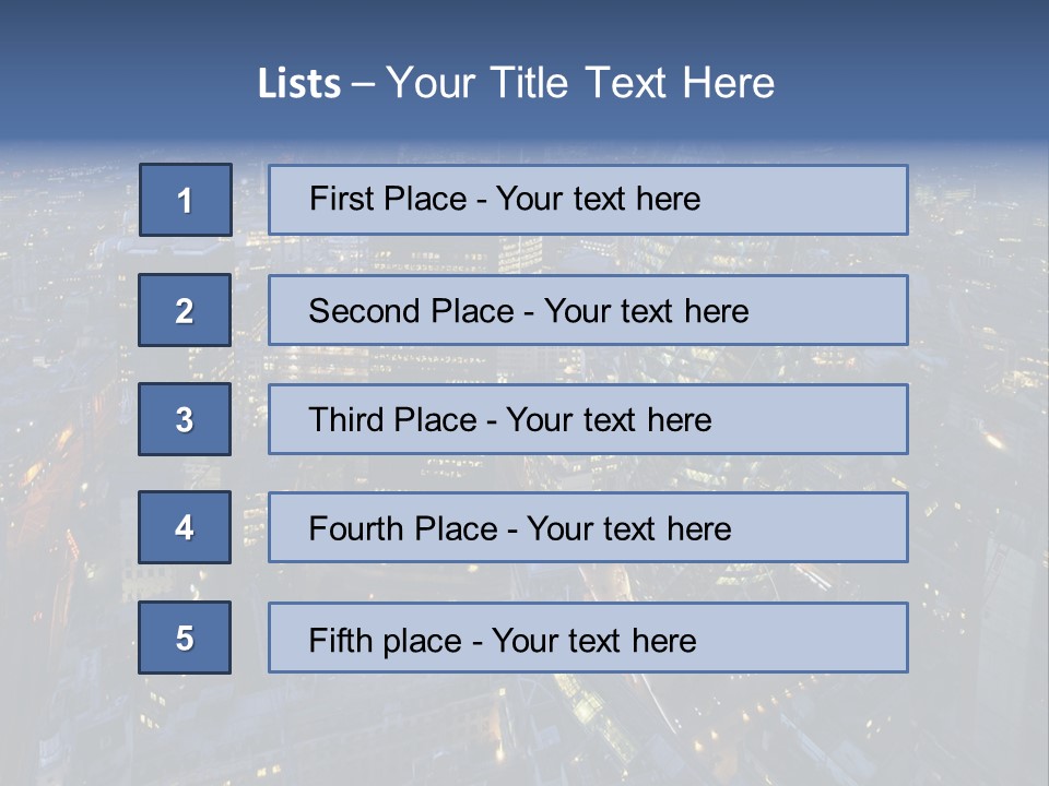 Banking Sunset Roof PowerPoint Template