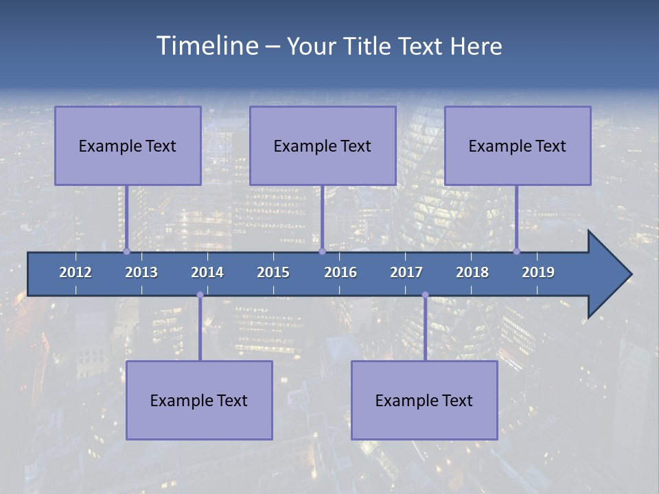 Banking Sunset Roof PowerPoint Template