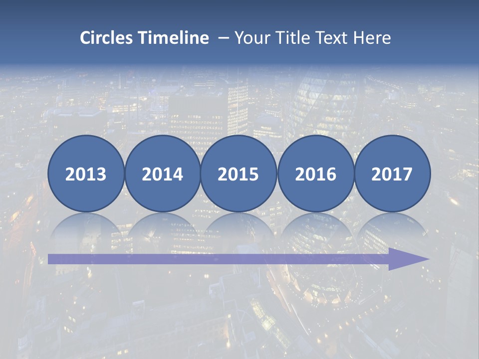 Banking Sunset Roof PowerPoint Template