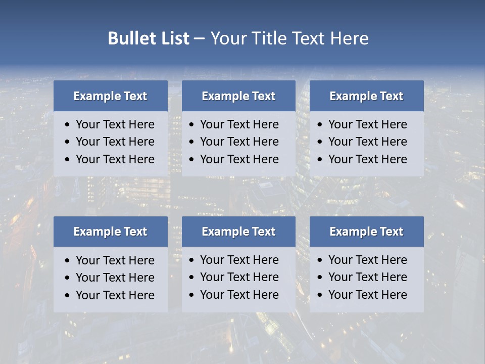 Banking Sunset Roof PowerPoint Template