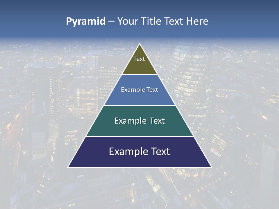 Banking Sunset Roof PowerPoint Template