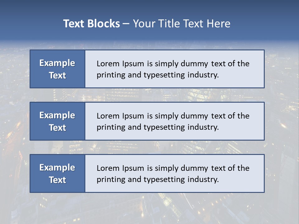 Banking Sunset Roof PowerPoint Template