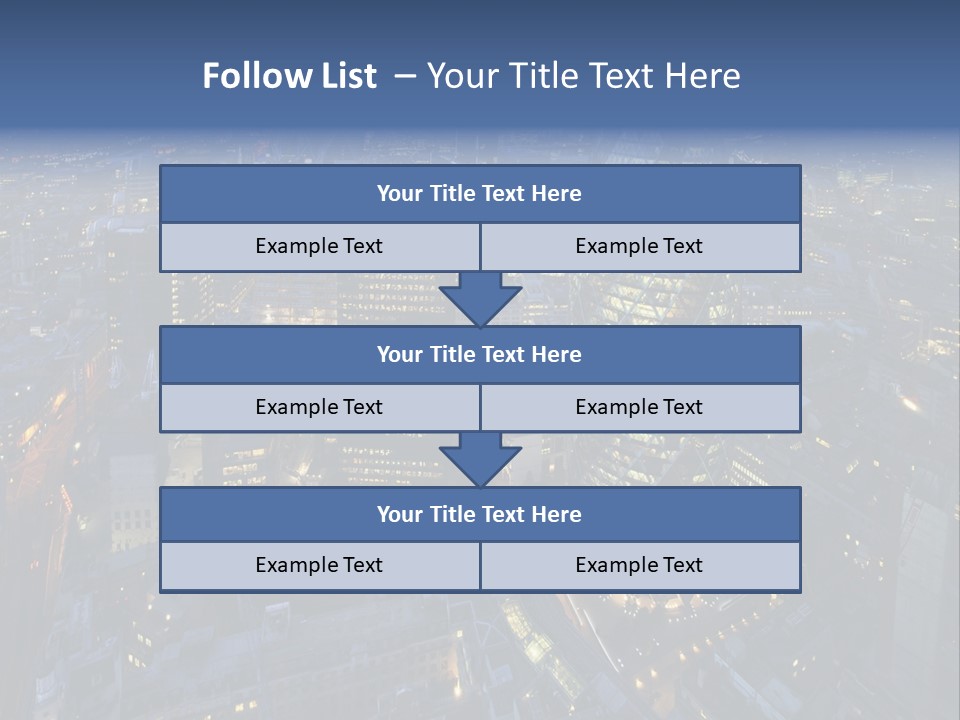 Banking Sunset Roof PowerPoint Template