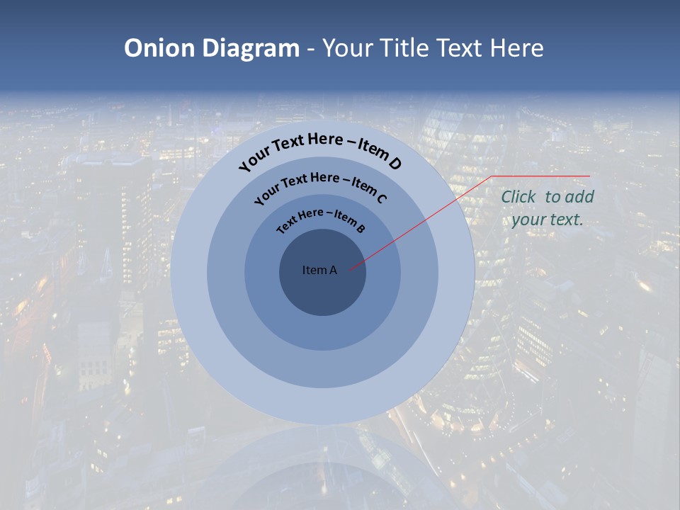 Banking Sunset Roof PowerPoint Template