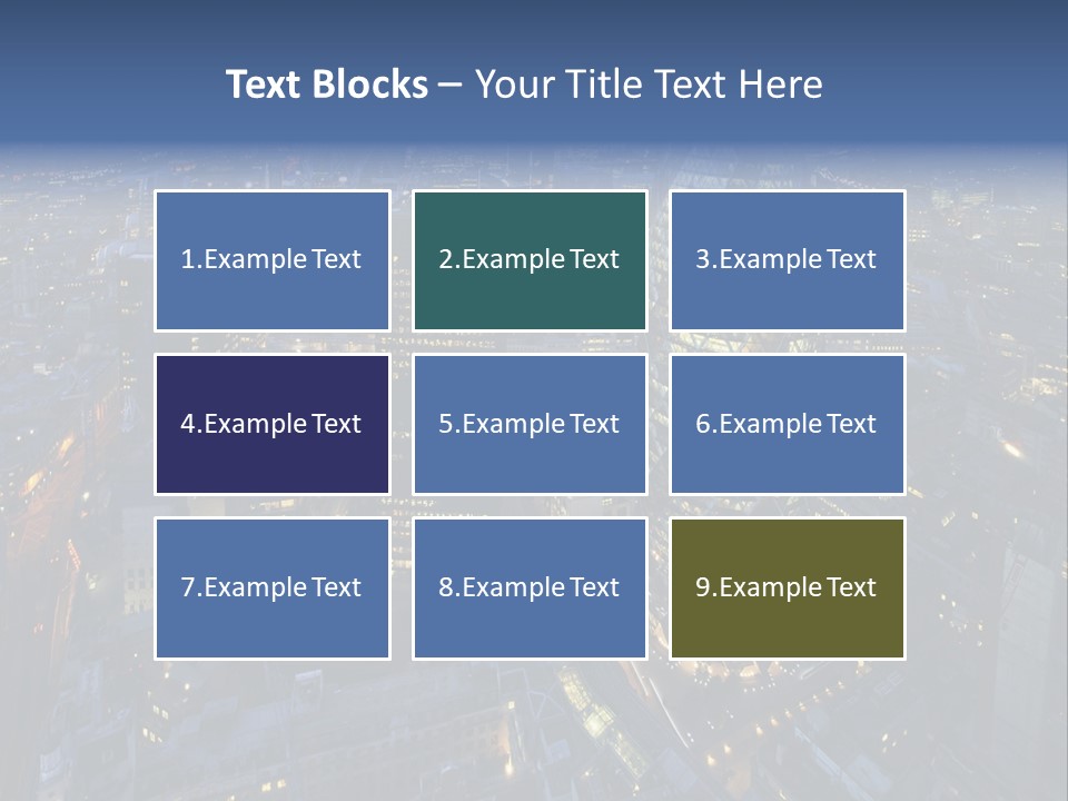 Banking Sunset Roof PowerPoint Template