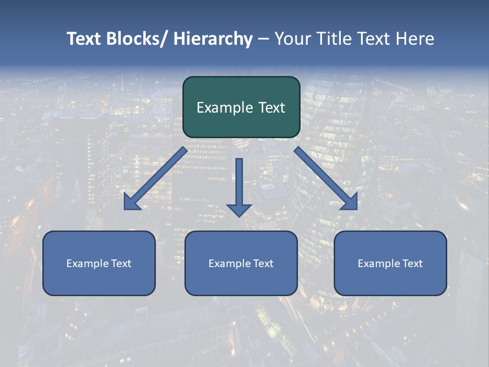 Banking Sunset Roof PowerPoint Template