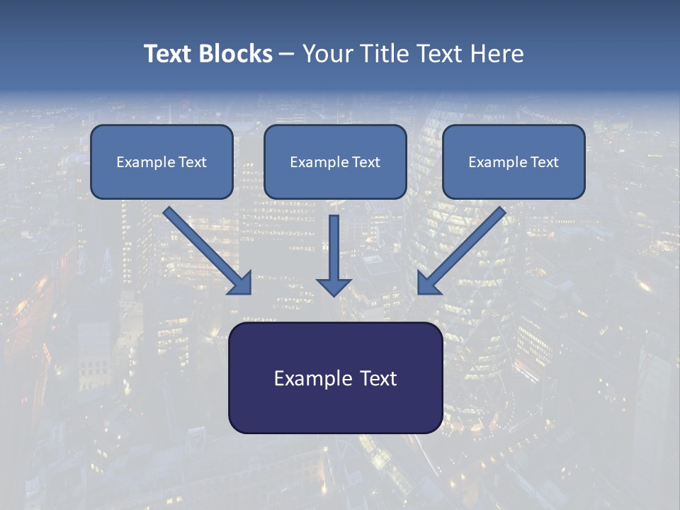 Banking Sunset Roof PowerPoint Template
