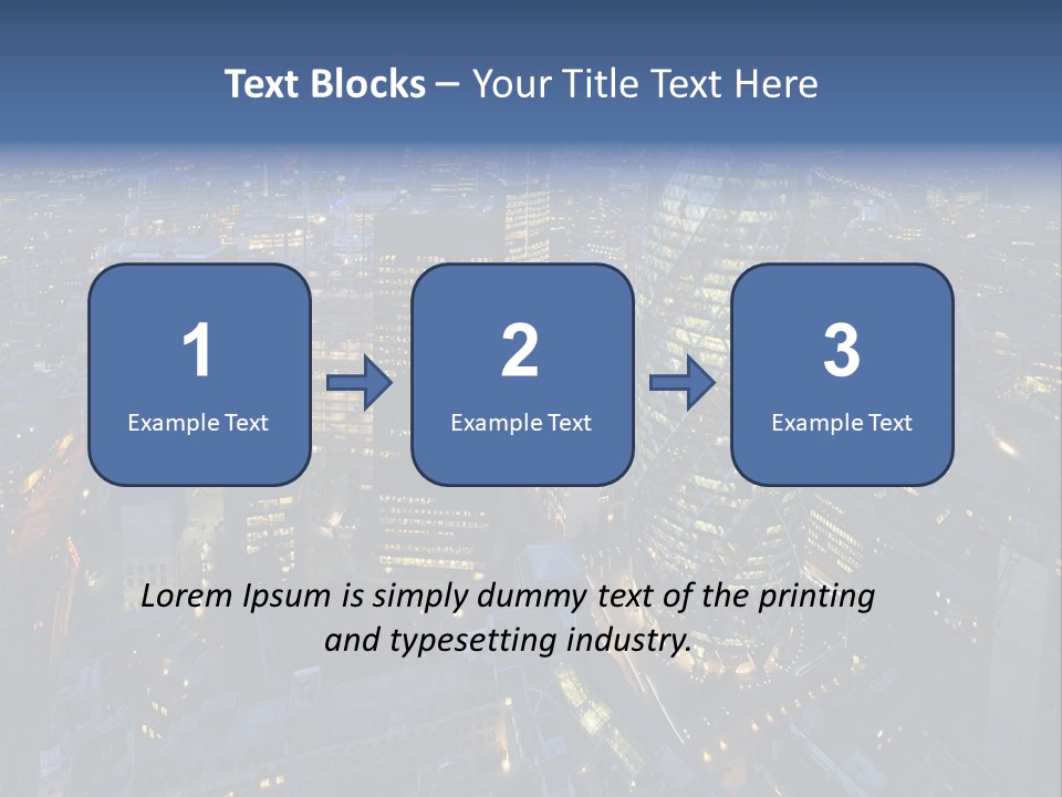 Banking Sunset Roof PowerPoint Template