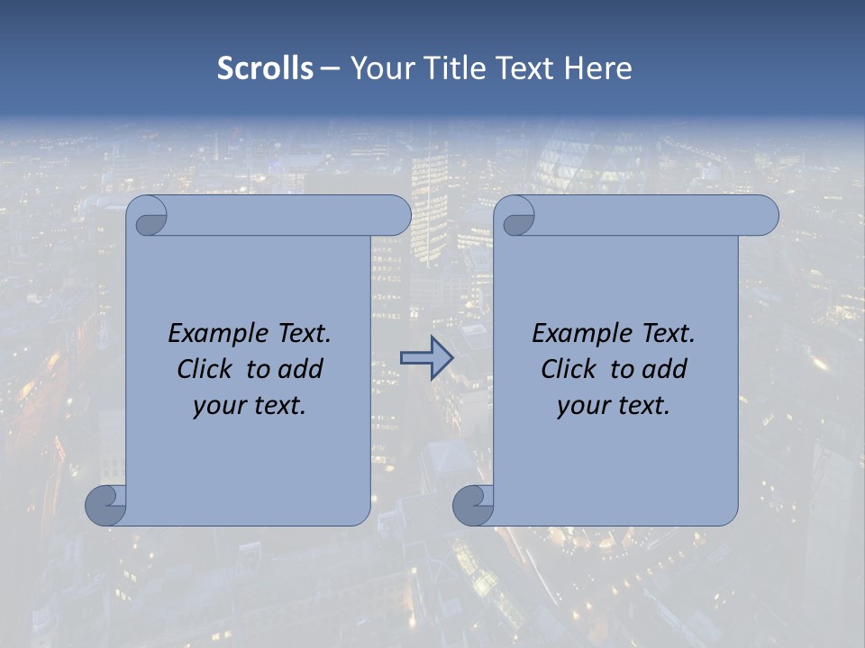 Banking Sunset Roof PowerPoint Template
