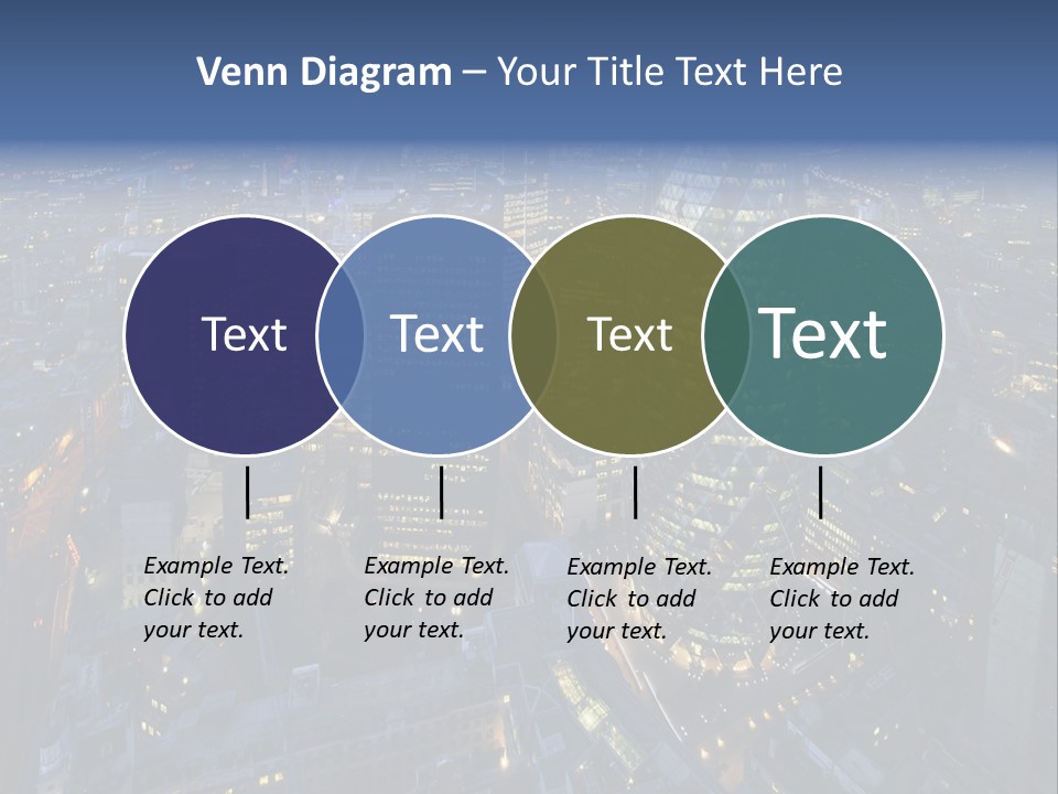 Banking Sunset Roof PowerPoint Template