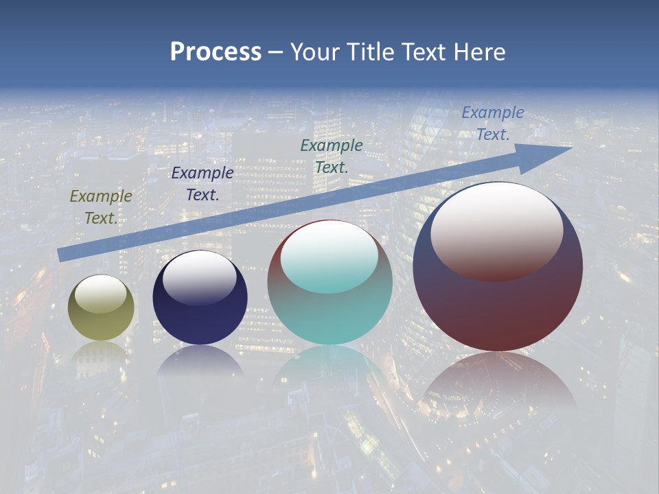 Banking Sunset Roof PowerPoint Template