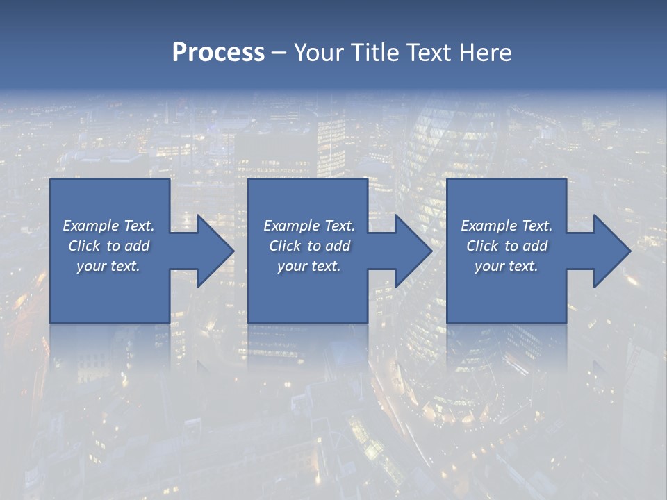 Banking Sunset Roof PowerPoint Template