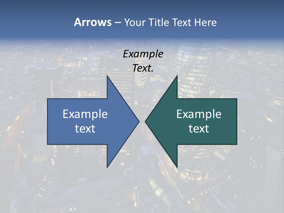 Banking Sunset Roof PowerPoint Template