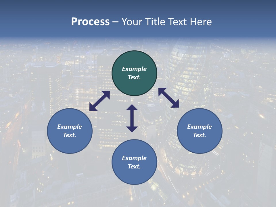 Banking Sunset Roof PowerPoint Template