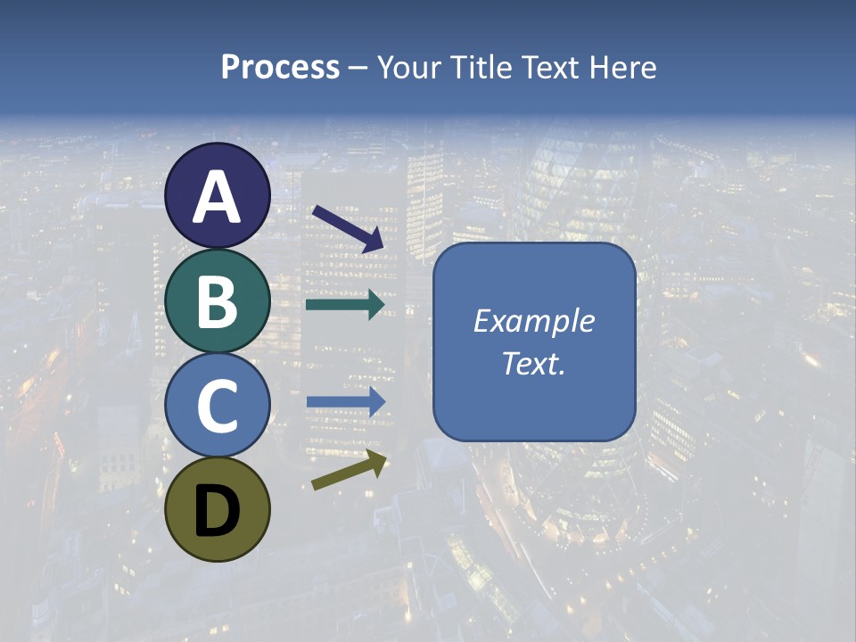 Banking Sunset Roof PowerPoint Template