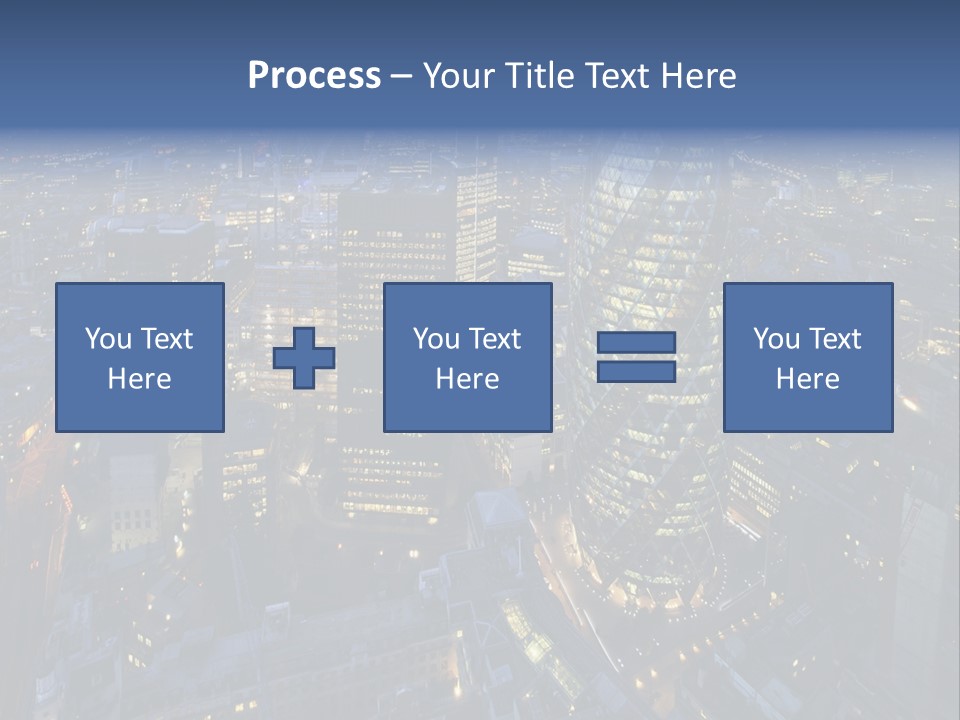 Banking Sunset Roof PowerPoint Template