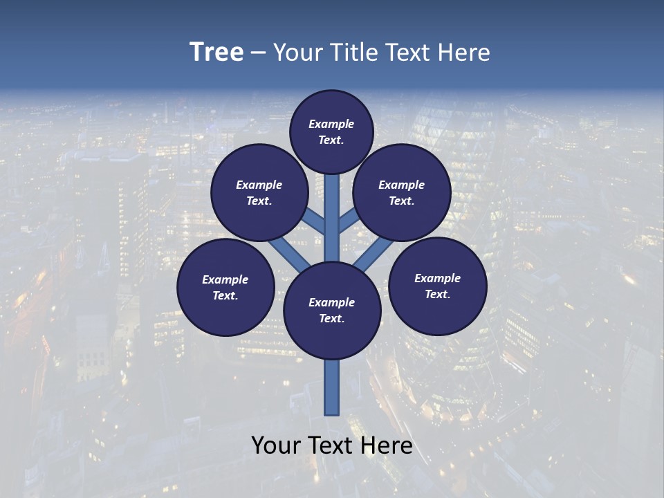 Banking Sunset Roof PowerPoint Template
